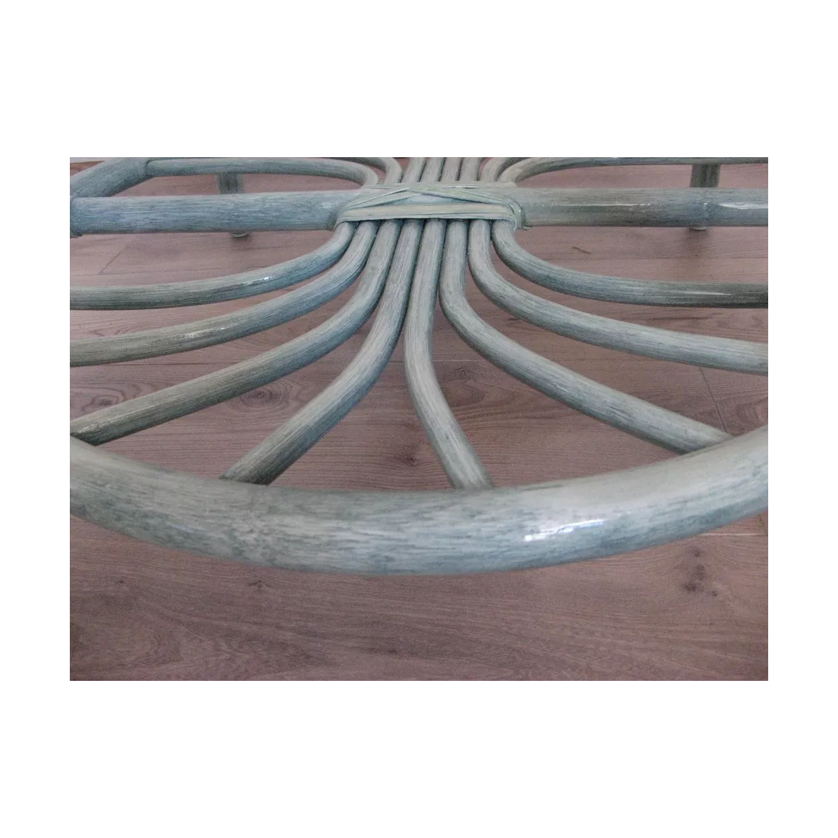Table Basse en Rotin 77x77 Zoé Mare