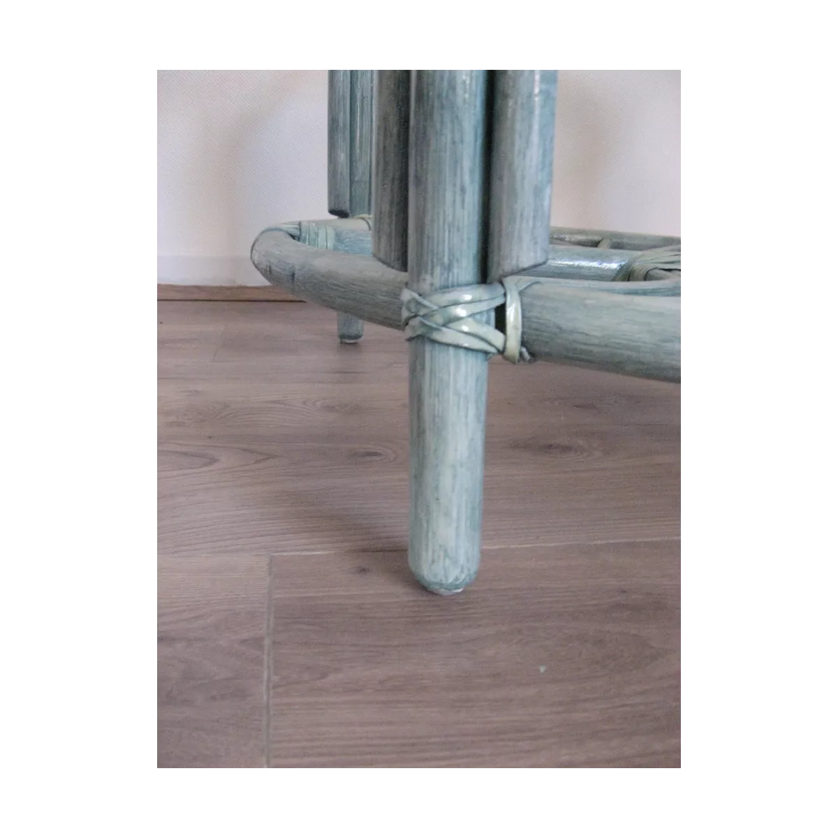 Table Basse en Rotin 77x77 Zoé Mare