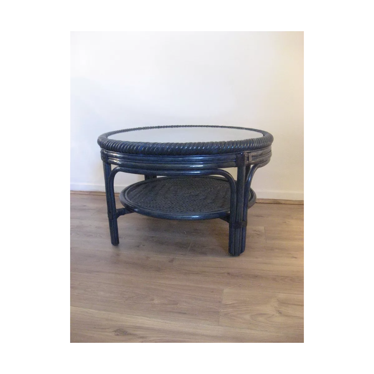 Table basse Padoue Bleu 80x80