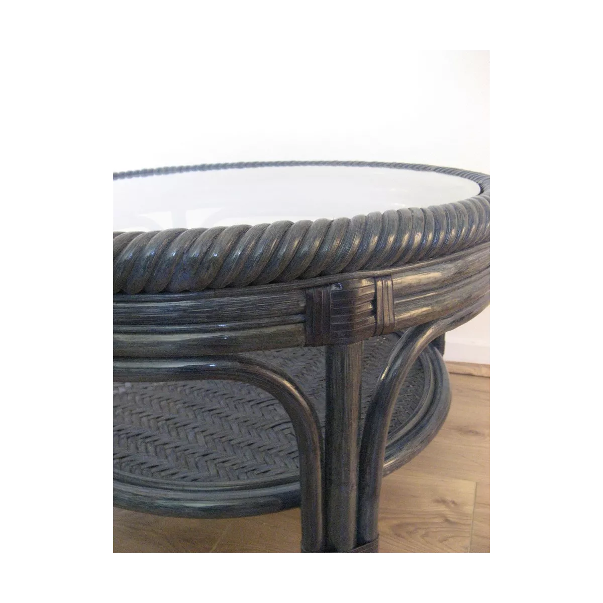 Table basse Padoue Bleu 80x80