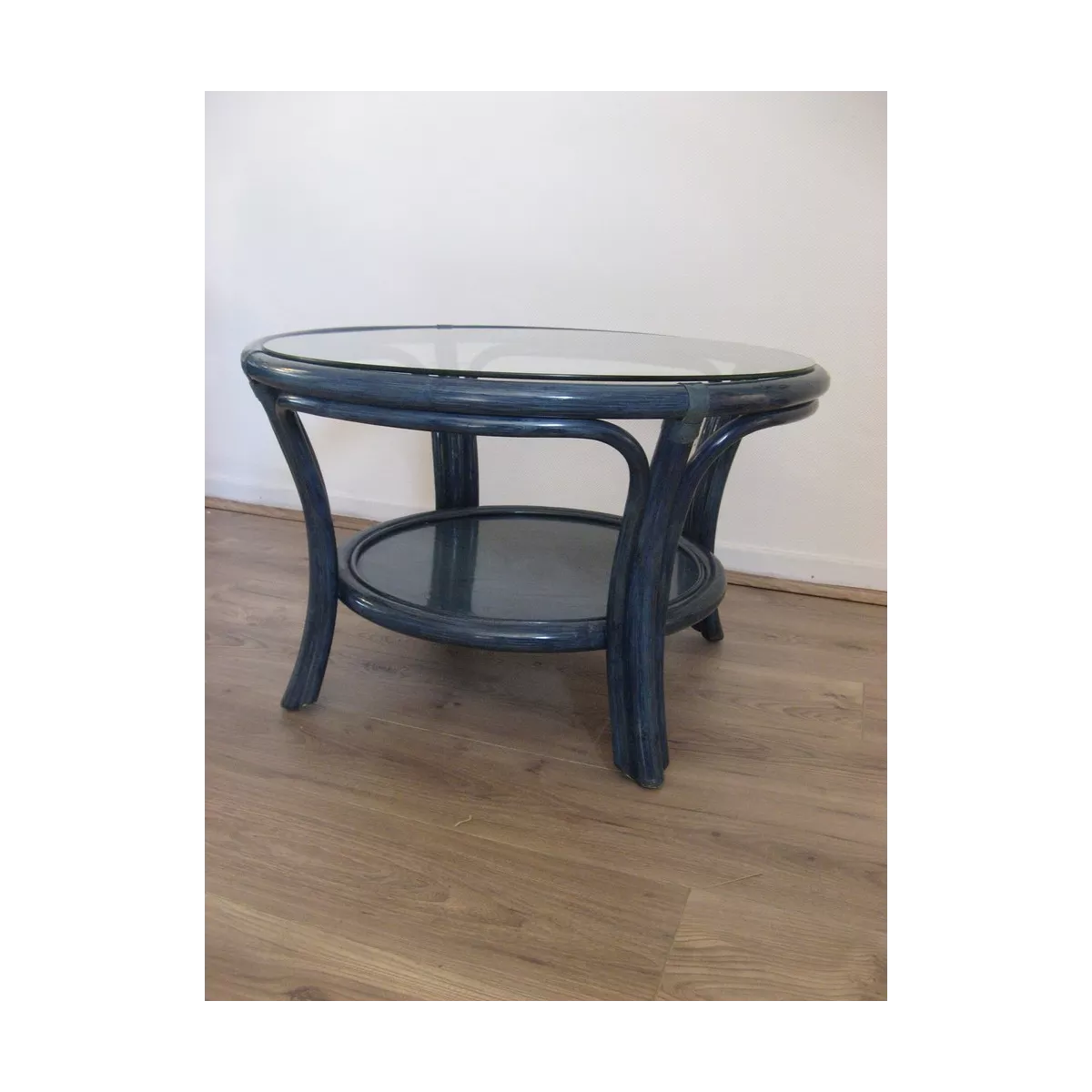 Table basse Sydney Ronde 75x75 Bleu
