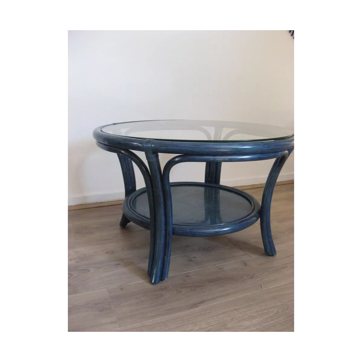Table basse Sydney Ronde 75x75 Bleu