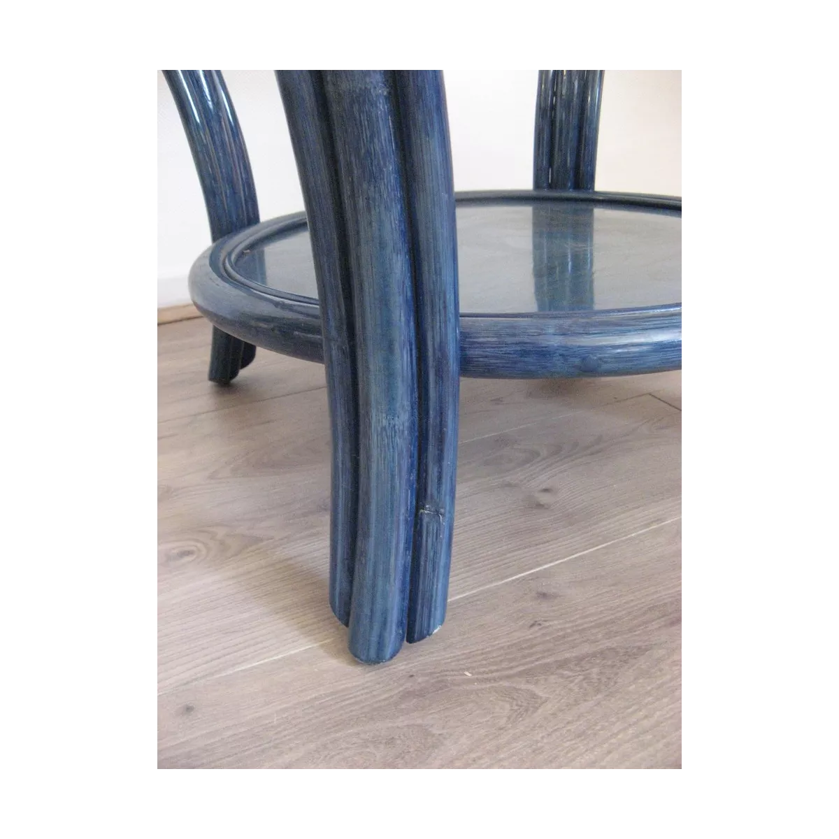 Table basse Sydney Ronde 75x75 Bleu