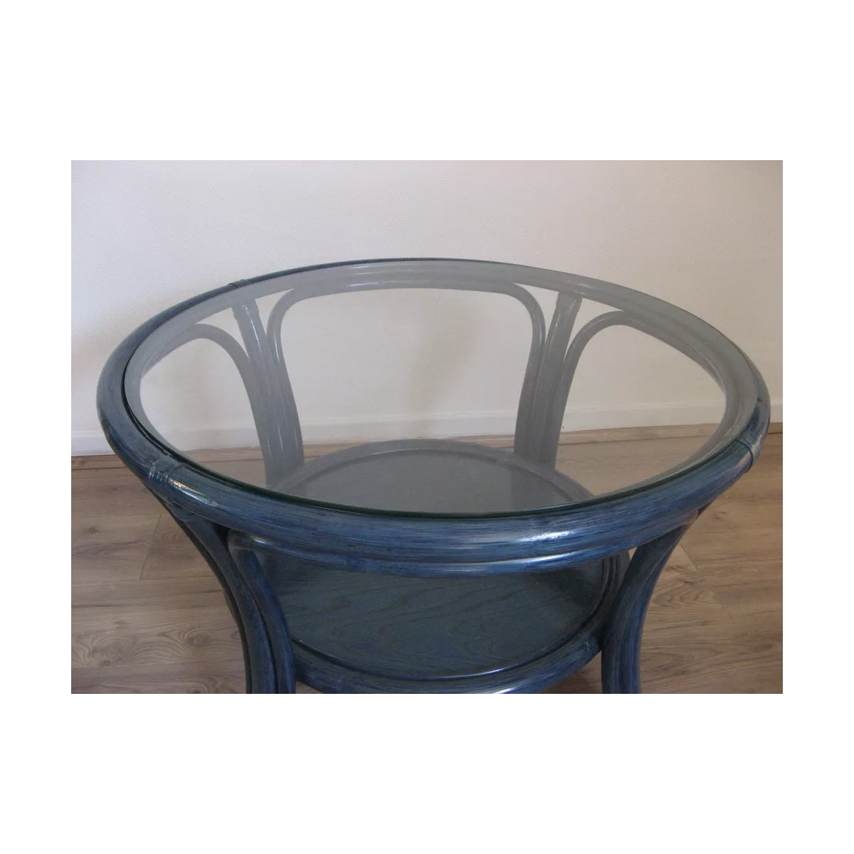 Table basse Sydney Ronde 75x75 Bleu