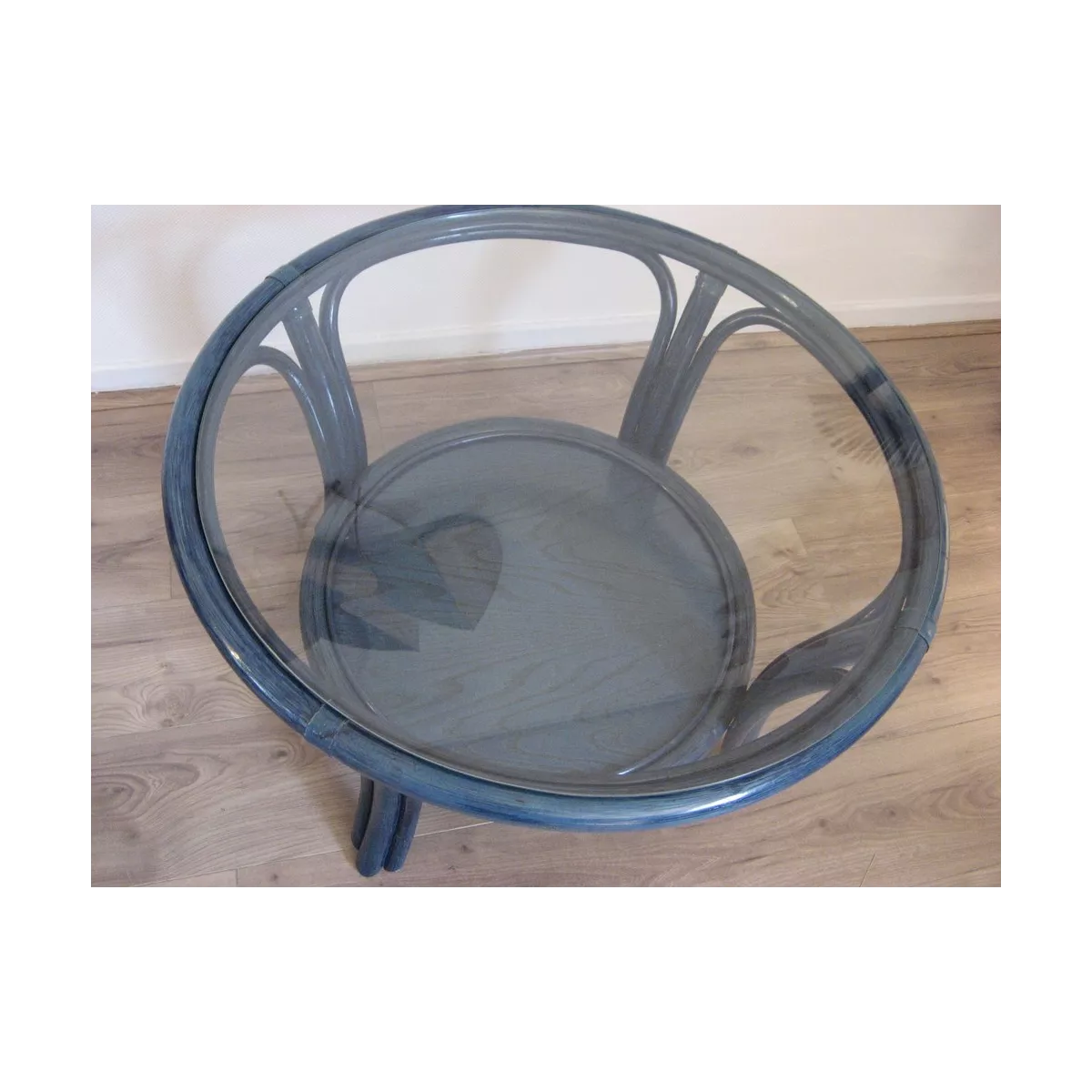 Table basse Sydney Ronde 75x75 Bleu