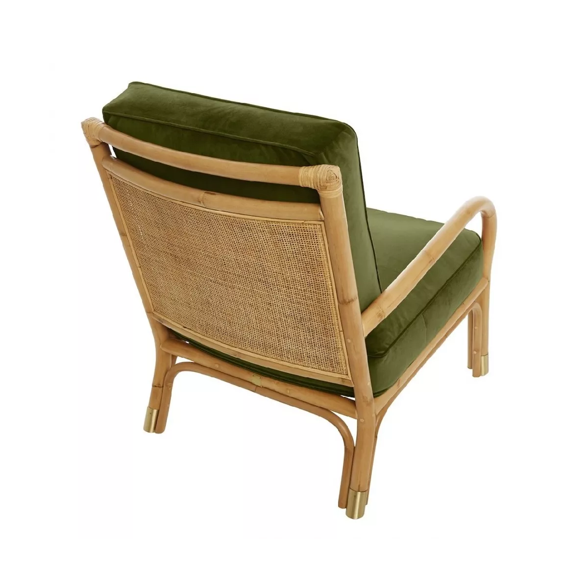 Fauteuil Riviera Velours Vert