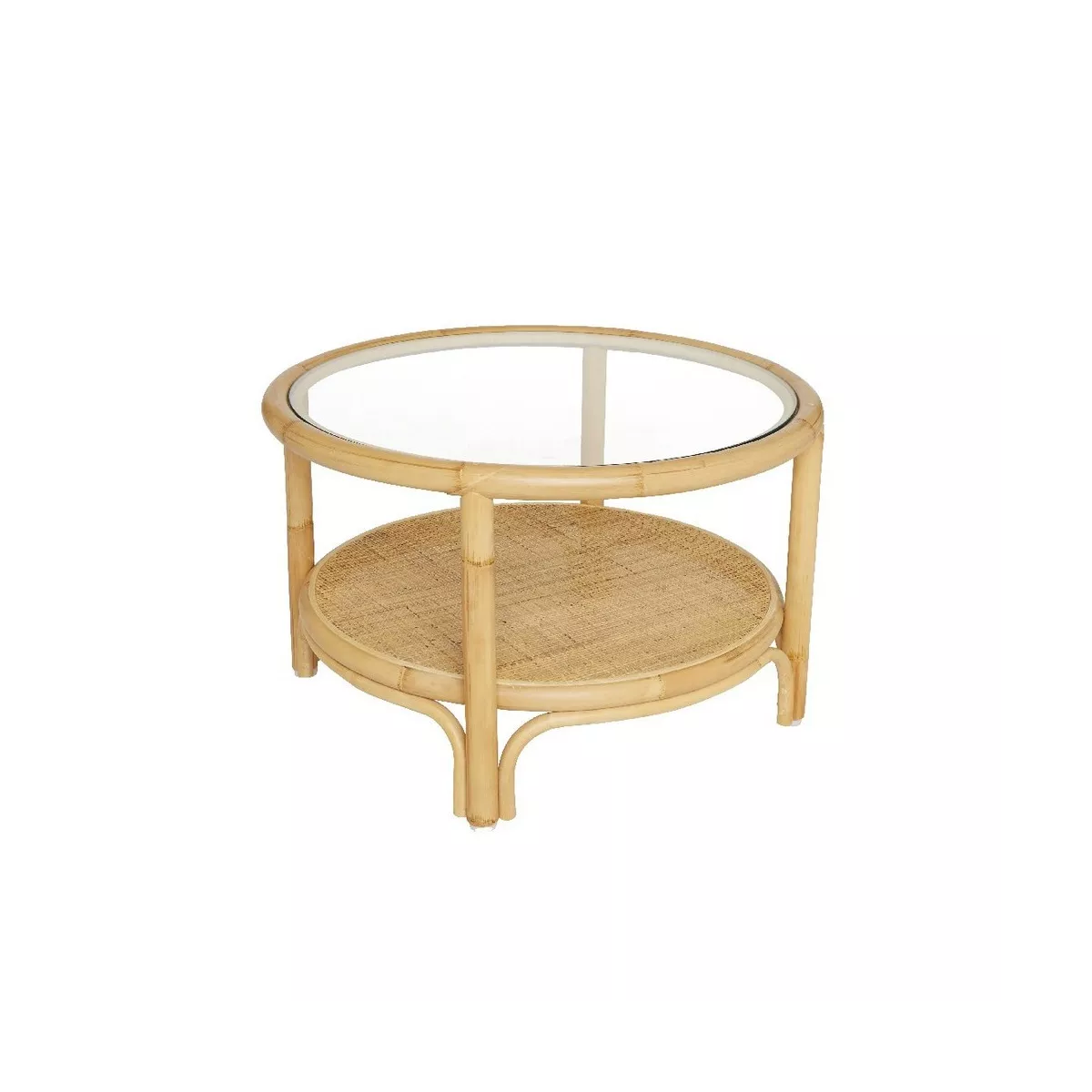 Table basse en Rotin  Riviera 66x66