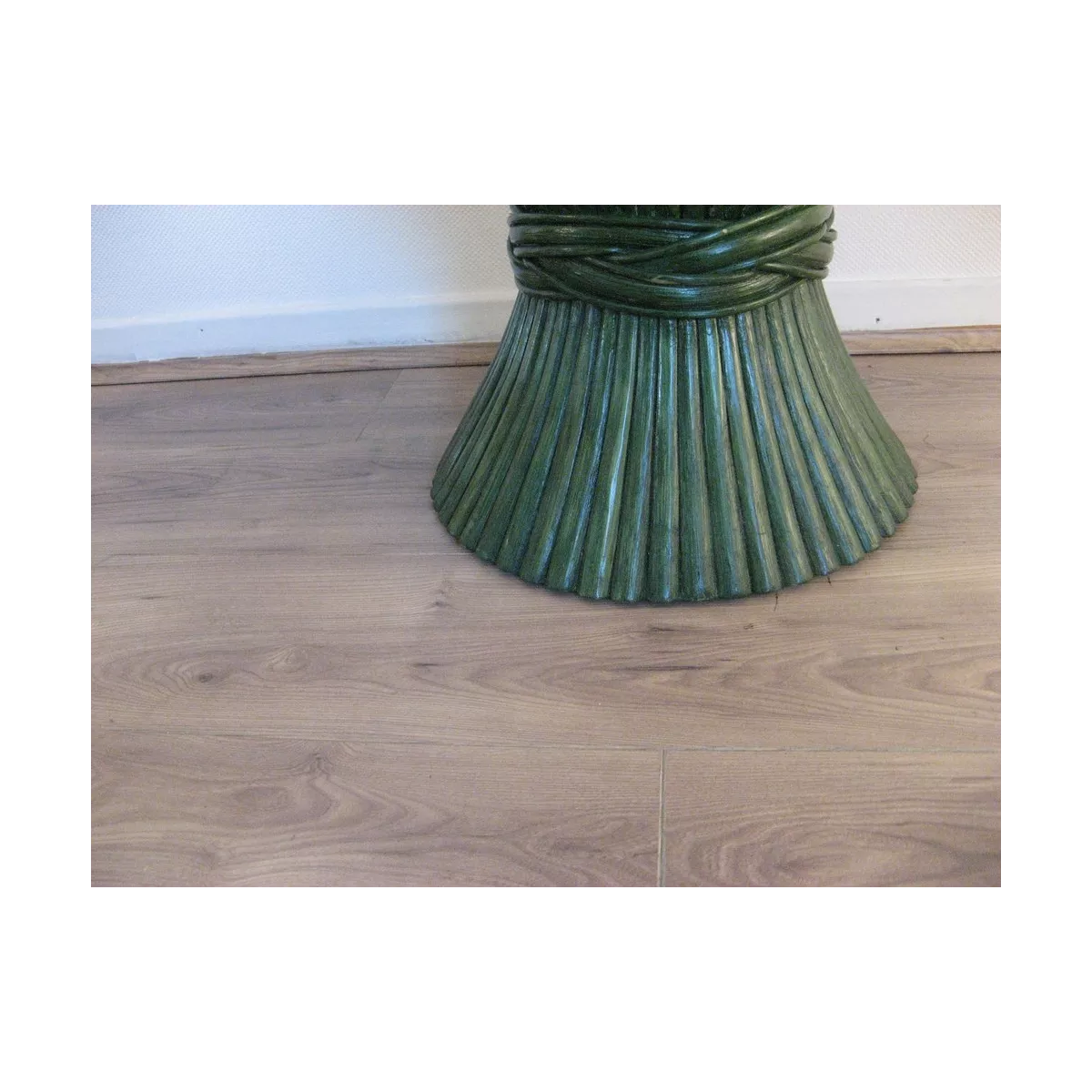 Colonne Gerbe de Blé H.40 cm Vert Foncé