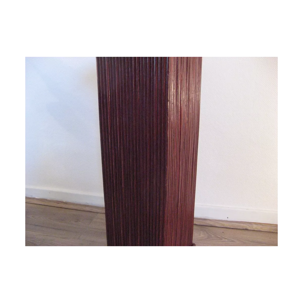 Colonne Grecque en Rotin H.67 cm Prune