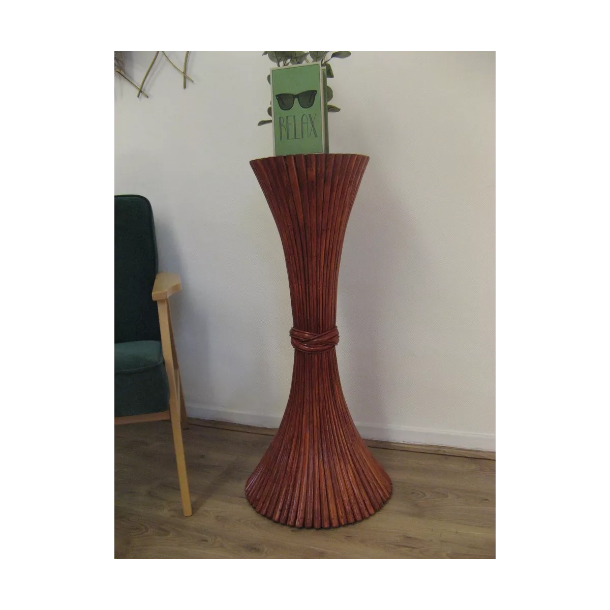 Colonne Gerbe de Blé H.92 cm Rojo