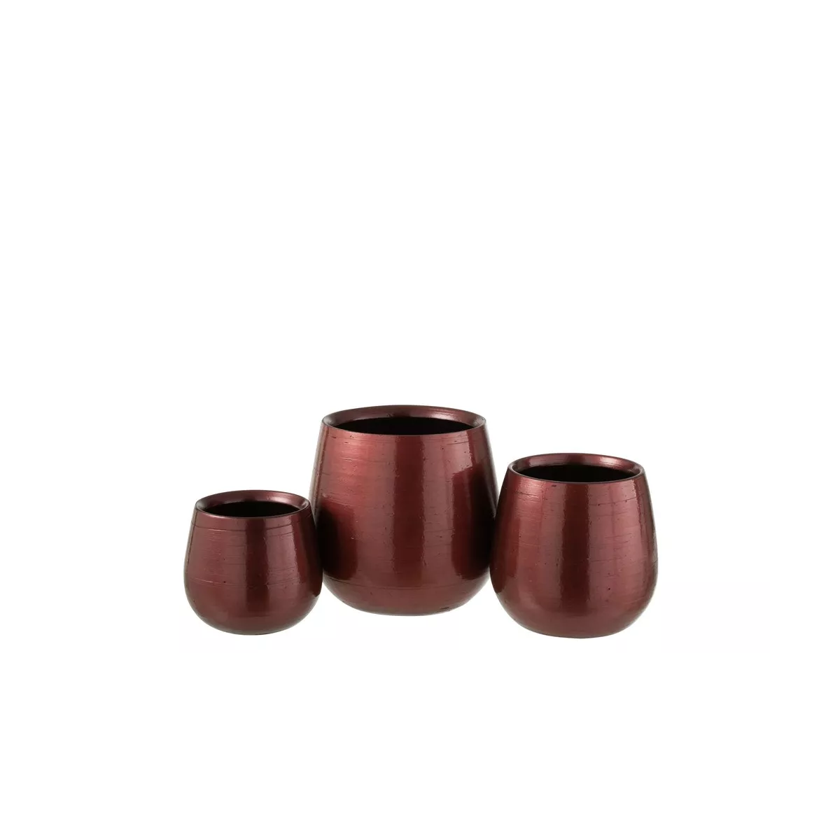 Cache-pot en poterie Framboise 24x24