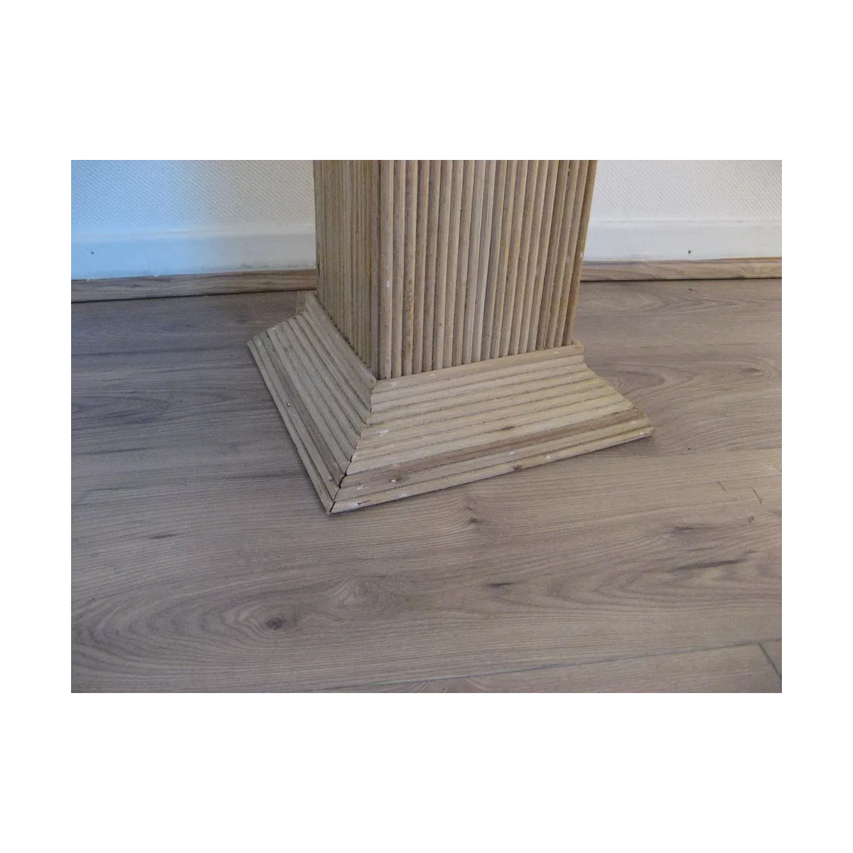Colonne Grecque en Rotin H.91 cm Brut