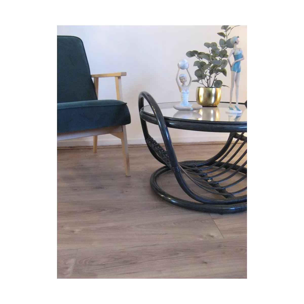 Table Basse Alama 75x75 Bleu Foncé