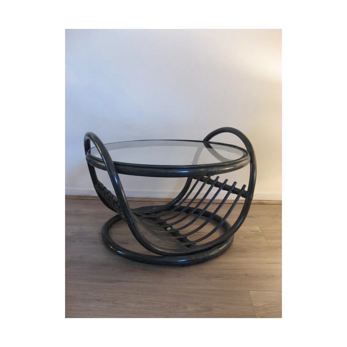 Table Basse Alama 75x75 Bleu Foncé