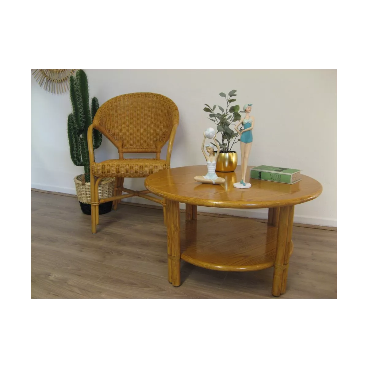 Table basse Kota Miel 83x83
