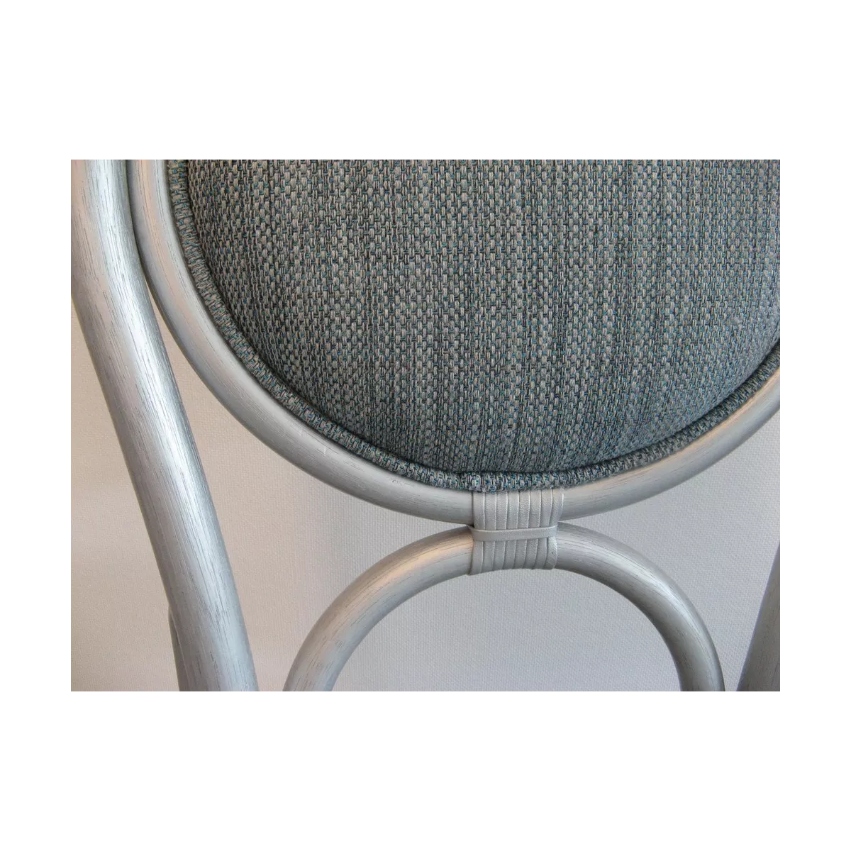 Chaise Médaillon en Rotin Agent