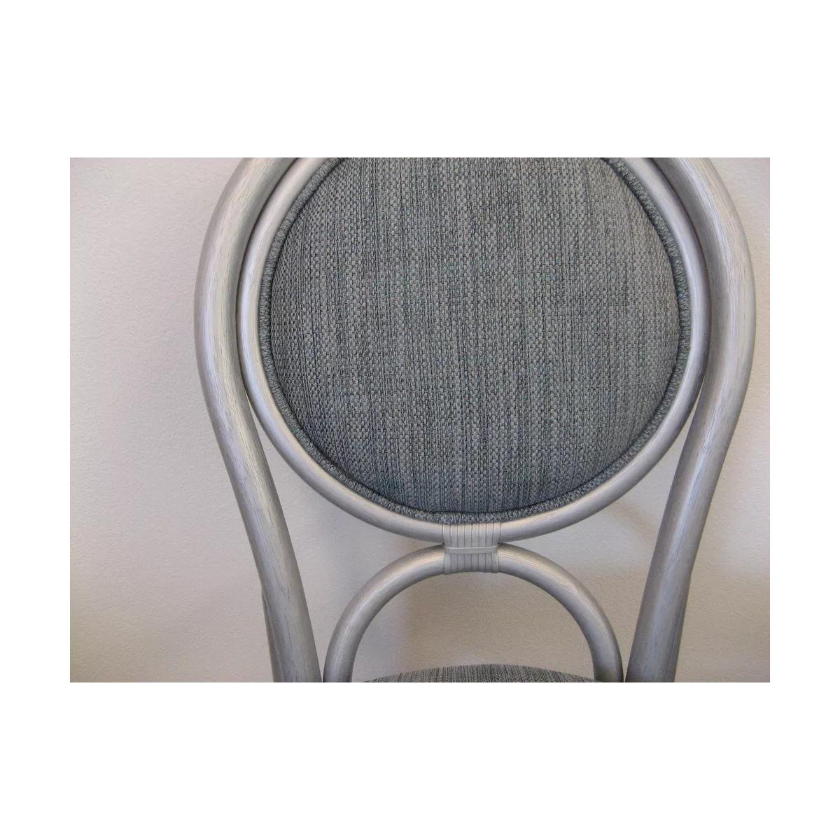Chaise Médaillon en Rotin Agent