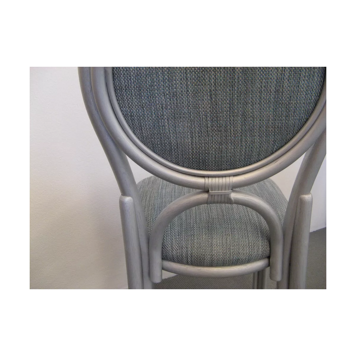 Chaise Médaillon en Rotin Agent
