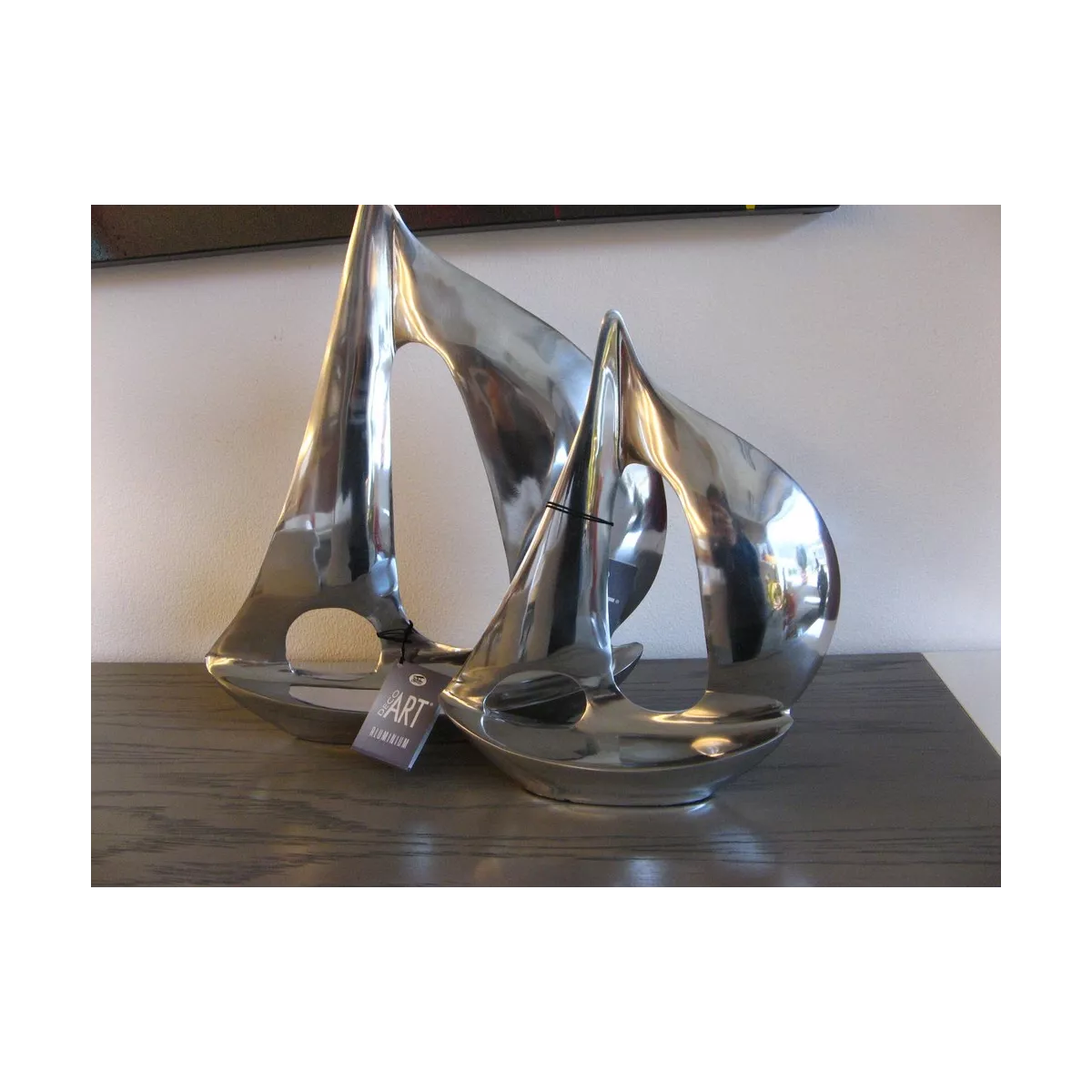 Sculpture Bateau Alu 21 cm