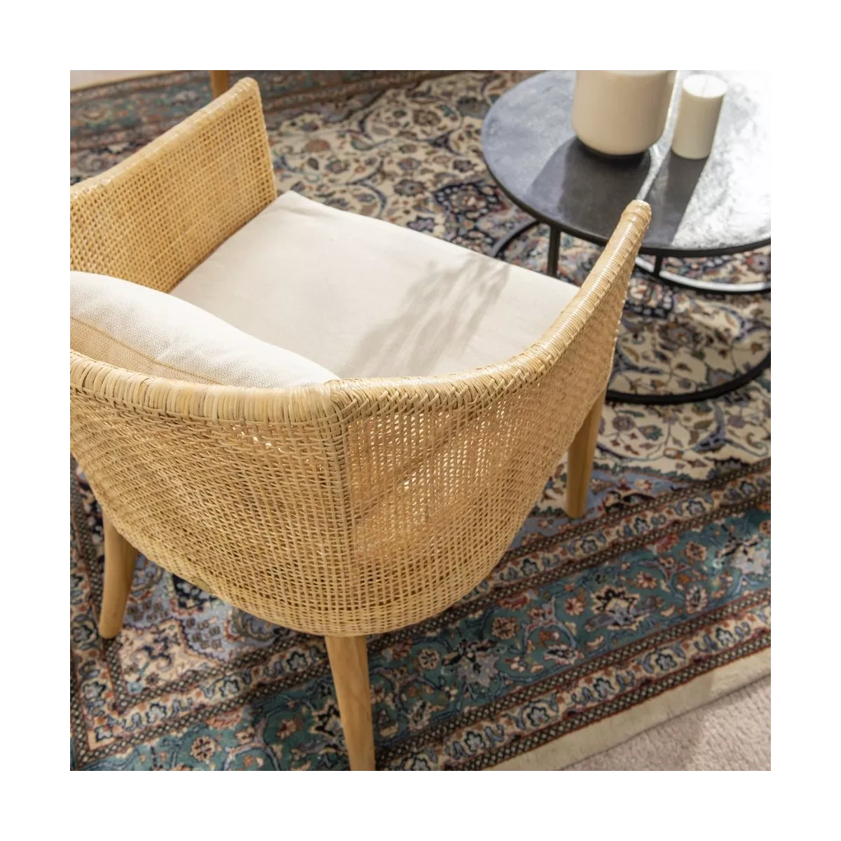 Fauteuil Saigon en rotin