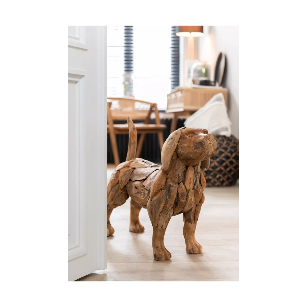 Chien Teck Bois Naturel