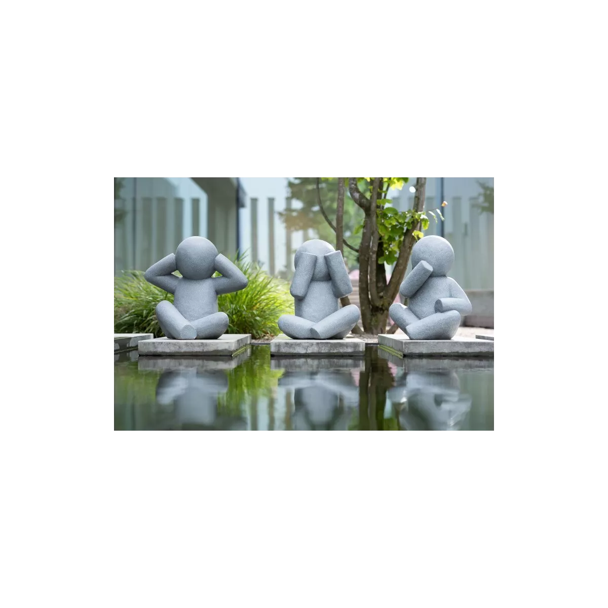 Petit Maurice Voir Gris béton H.42cm