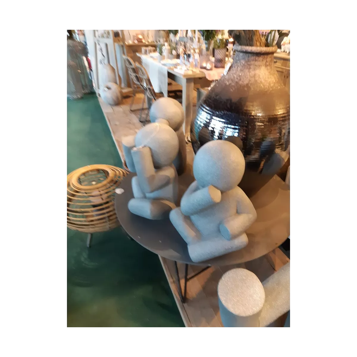 Petit Maurice Voir Gris béton H.42cm