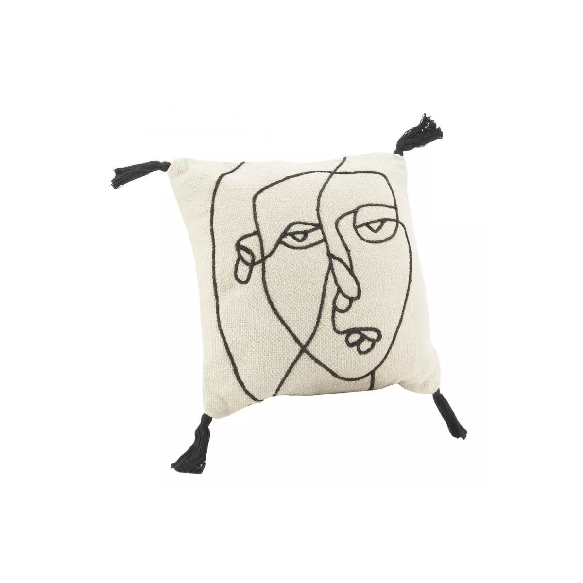 Coussin Visage Coton 45x45