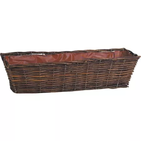 Jardinière en Rotin Osier Brut 60x17