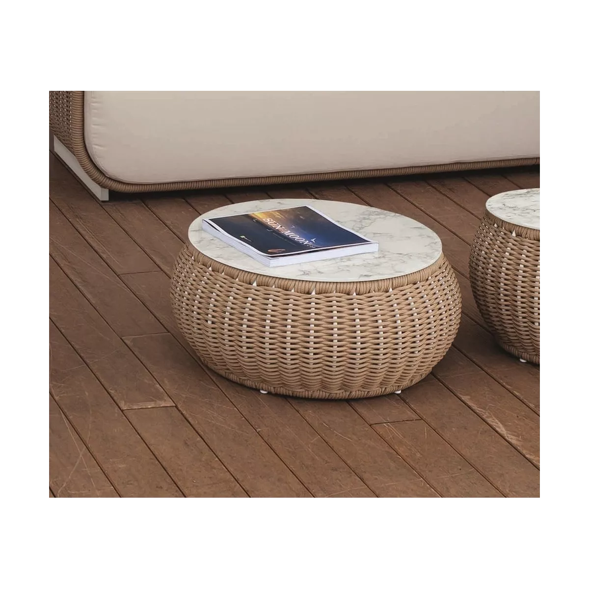 Table Basse Cordage Palma 70x70