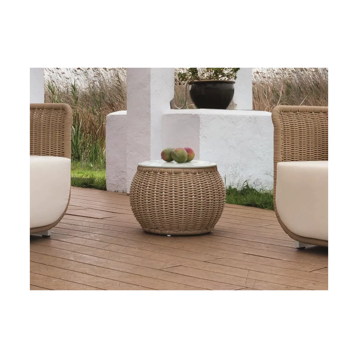 Table Basse Cordage Palma 50x50