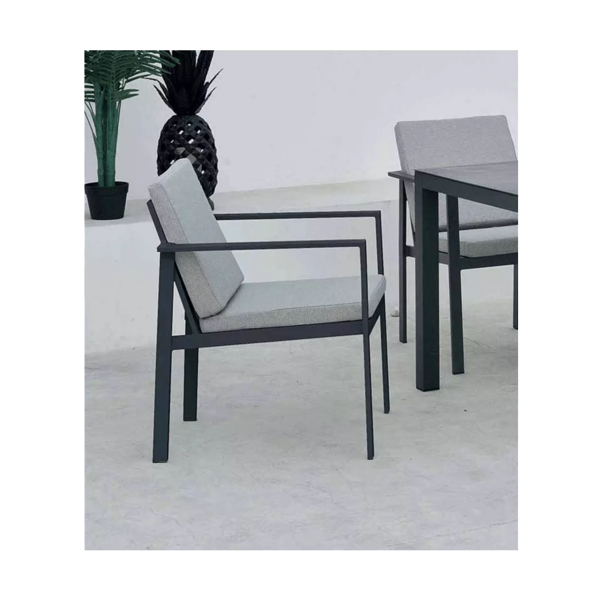 Fauteuil de repas Porto Spécial Extérieur Aluminium