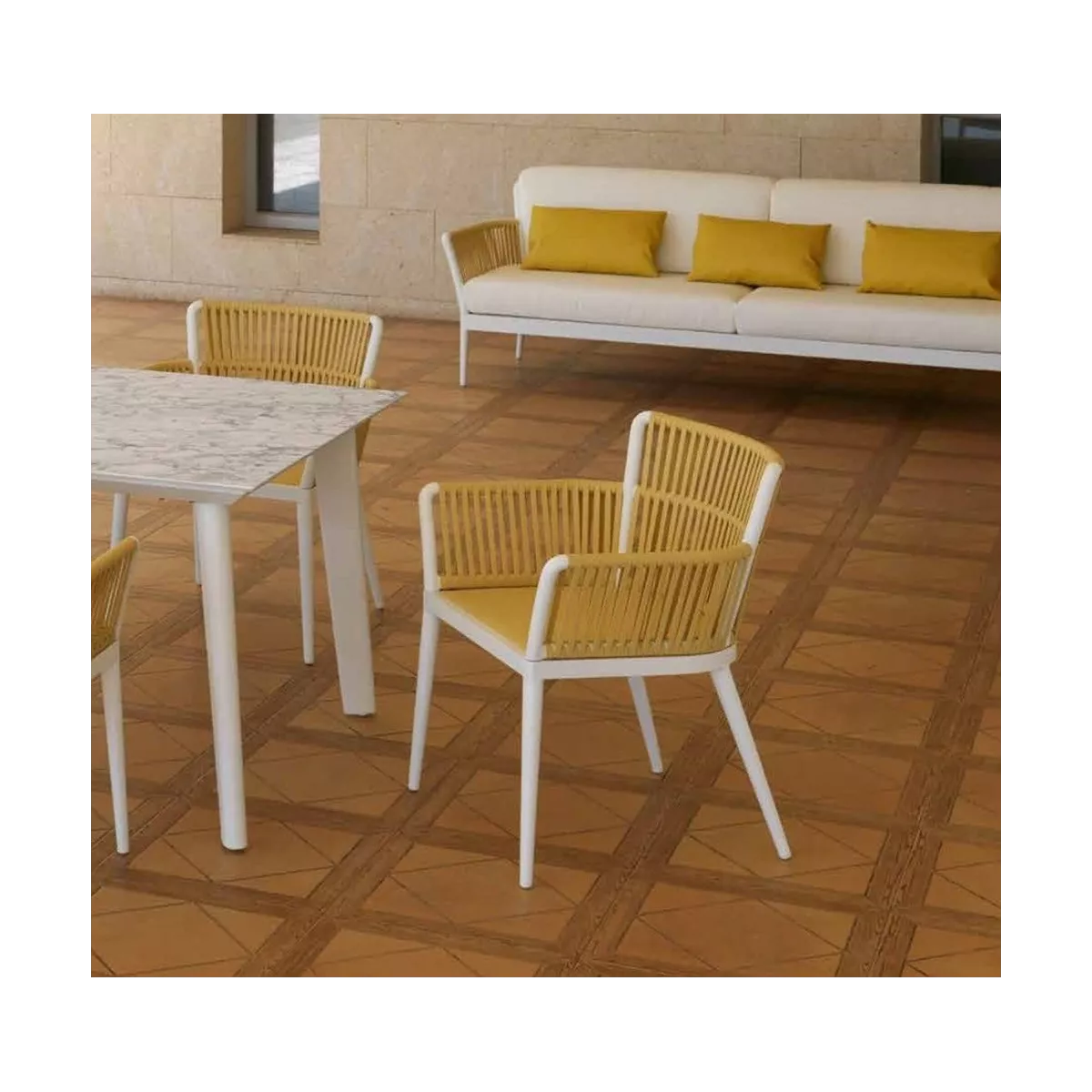 Fauteuil de repas Cordage Arenas