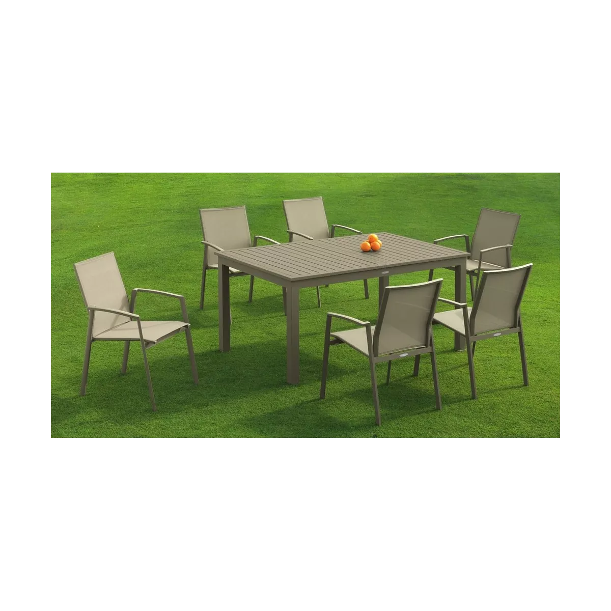 Fauteuil de repas Faro Taupe