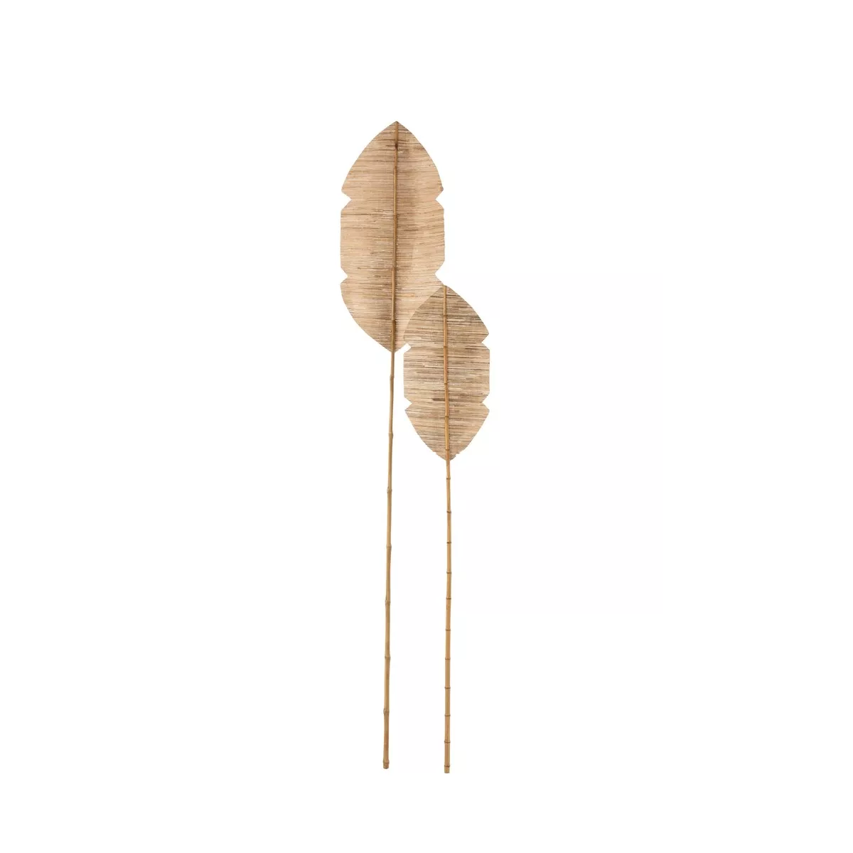 Feuille déco Bambou et bananier 202cm