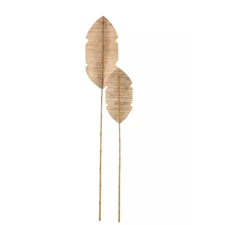 Feuille déco Bambou et bananier 202cm