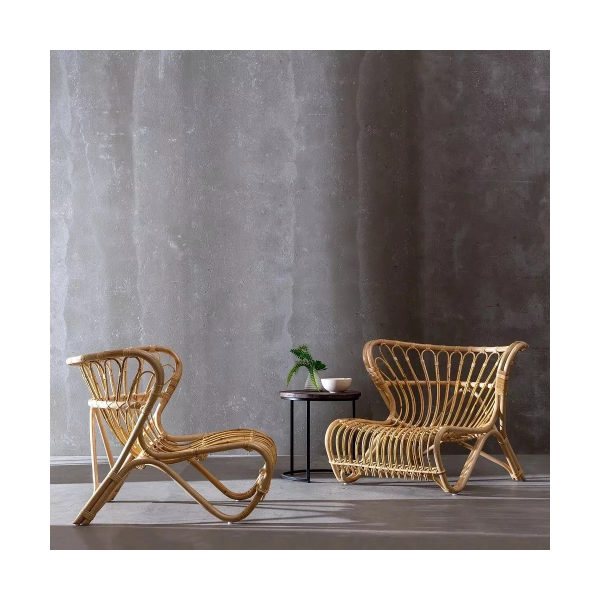 Fauteuil Mada en rotin