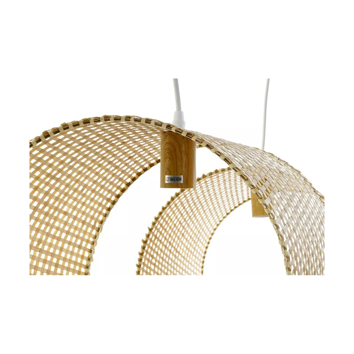 Suspension Helice en Bambou 95x30