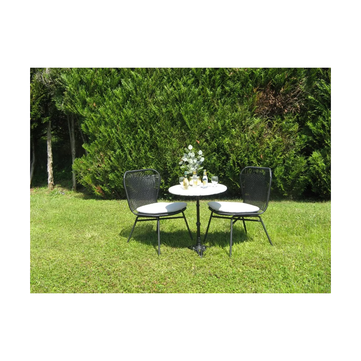 Chaise Aluminium Mosele Noire