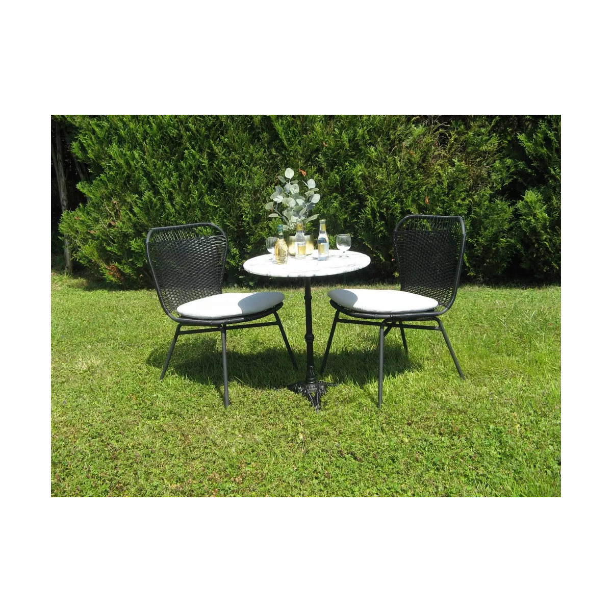 Chaise Aluminium Mosele Noire