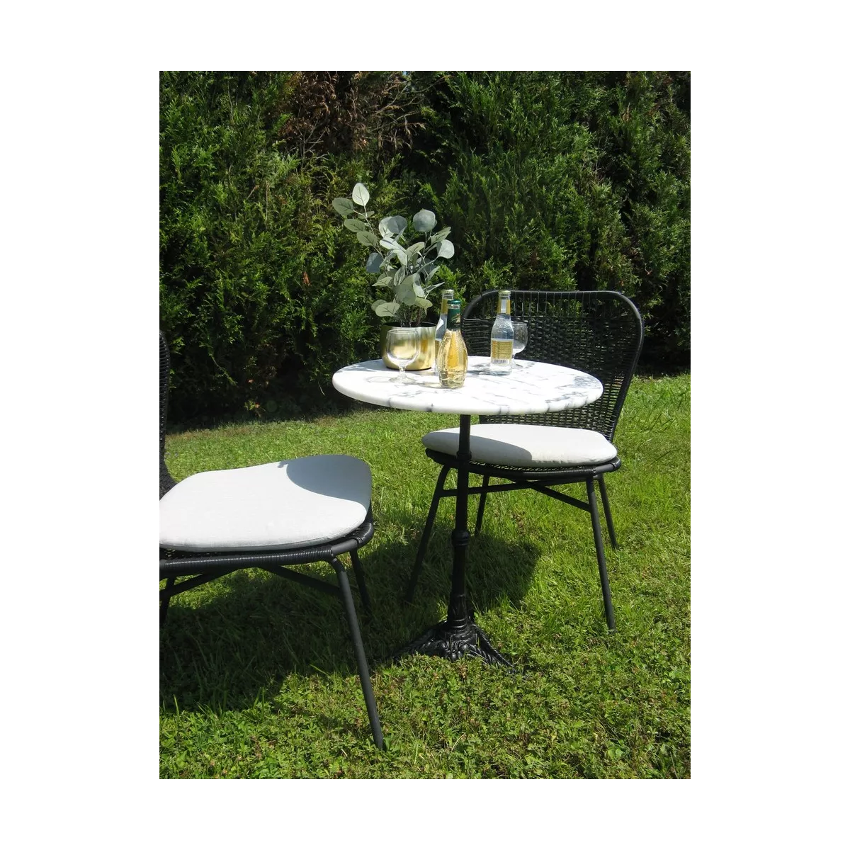 Chaise Aluminium Mosele Noire