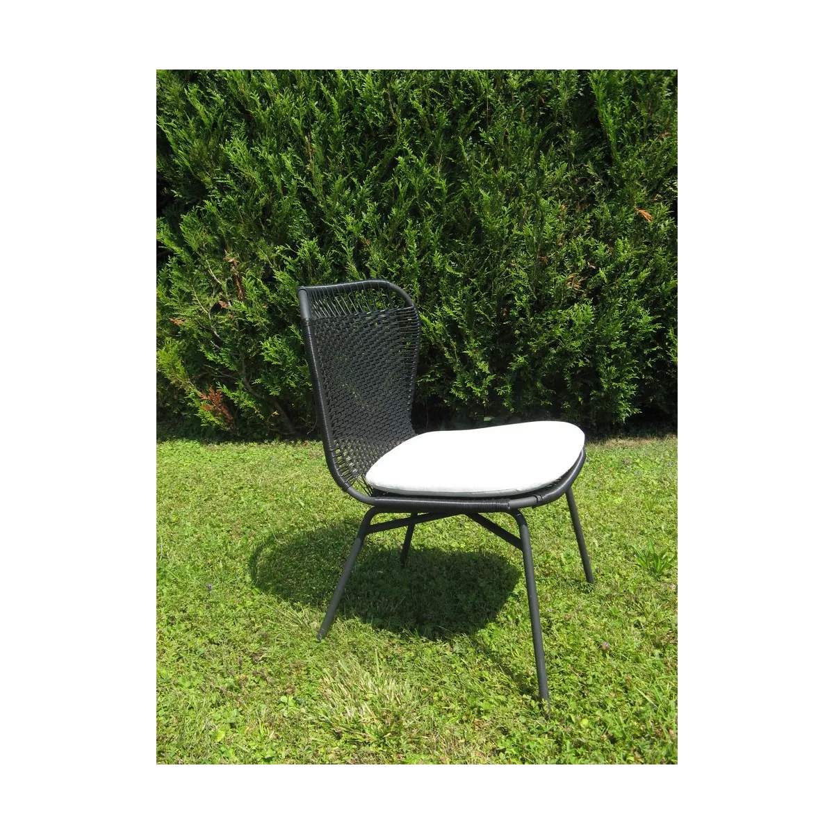 Chaise Aluminium Mosele Noire
