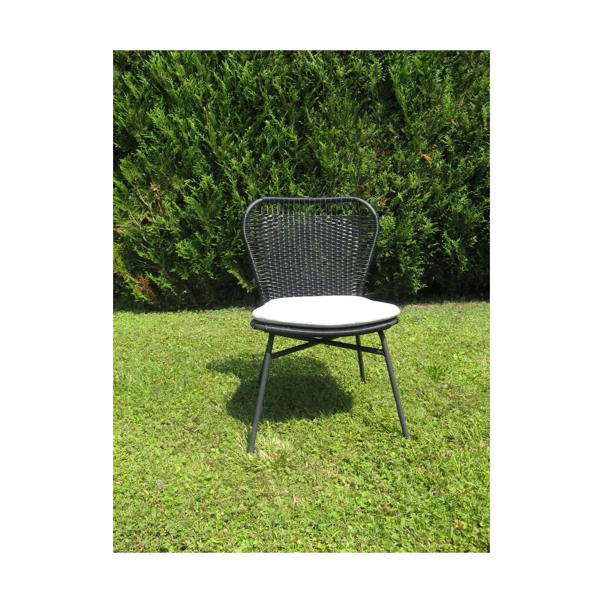 Chaise Aluminium Mosele Noire