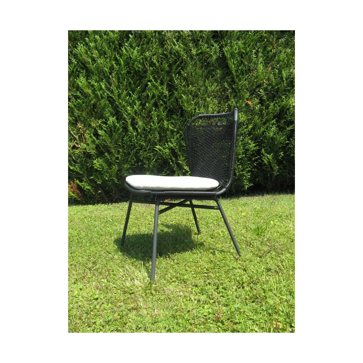 Chaise Aluminium Mosele Noire