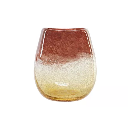 Vase en Pâte de Verre bicolore H.20cm