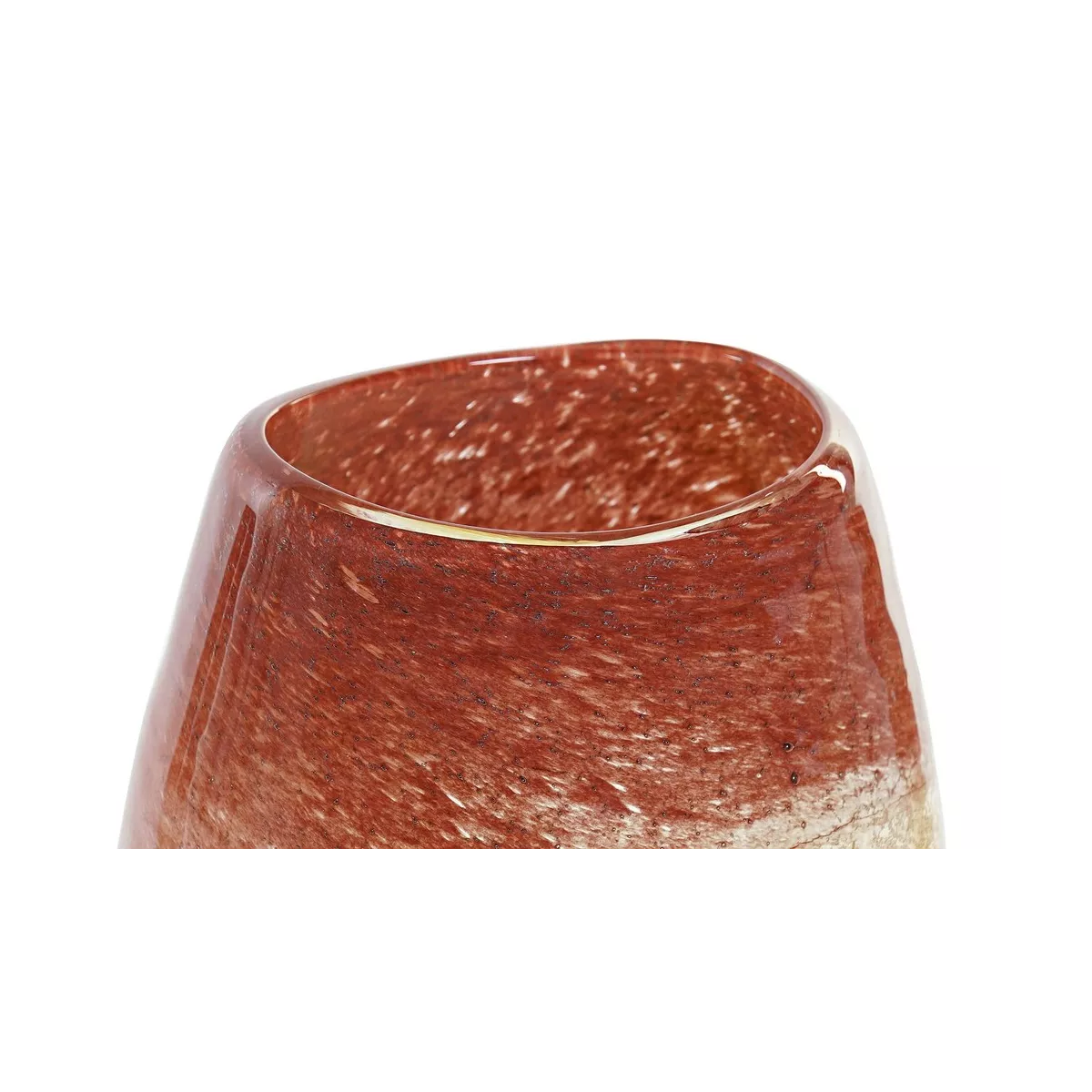 Vase en Pâte de Verre bicolore H.20cm
