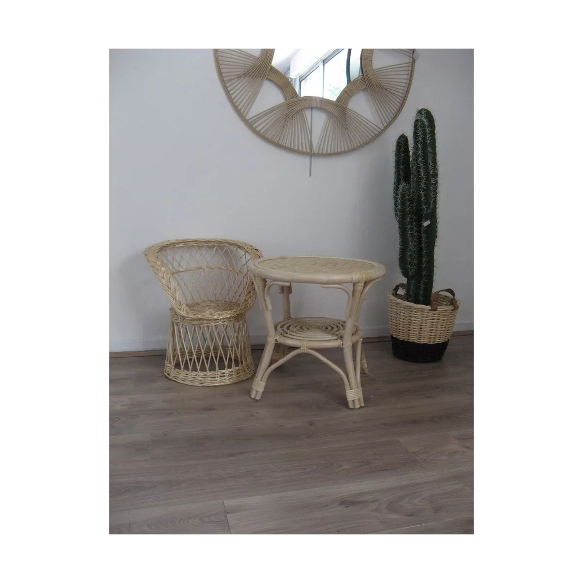 Fauteuil Enfant Flora Naturel