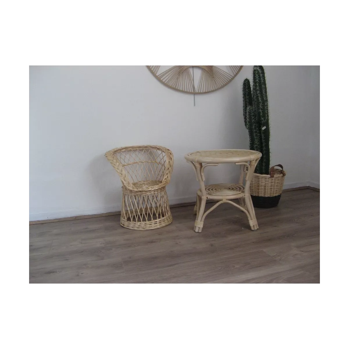 Fauteuil Enfant Flora Naturel