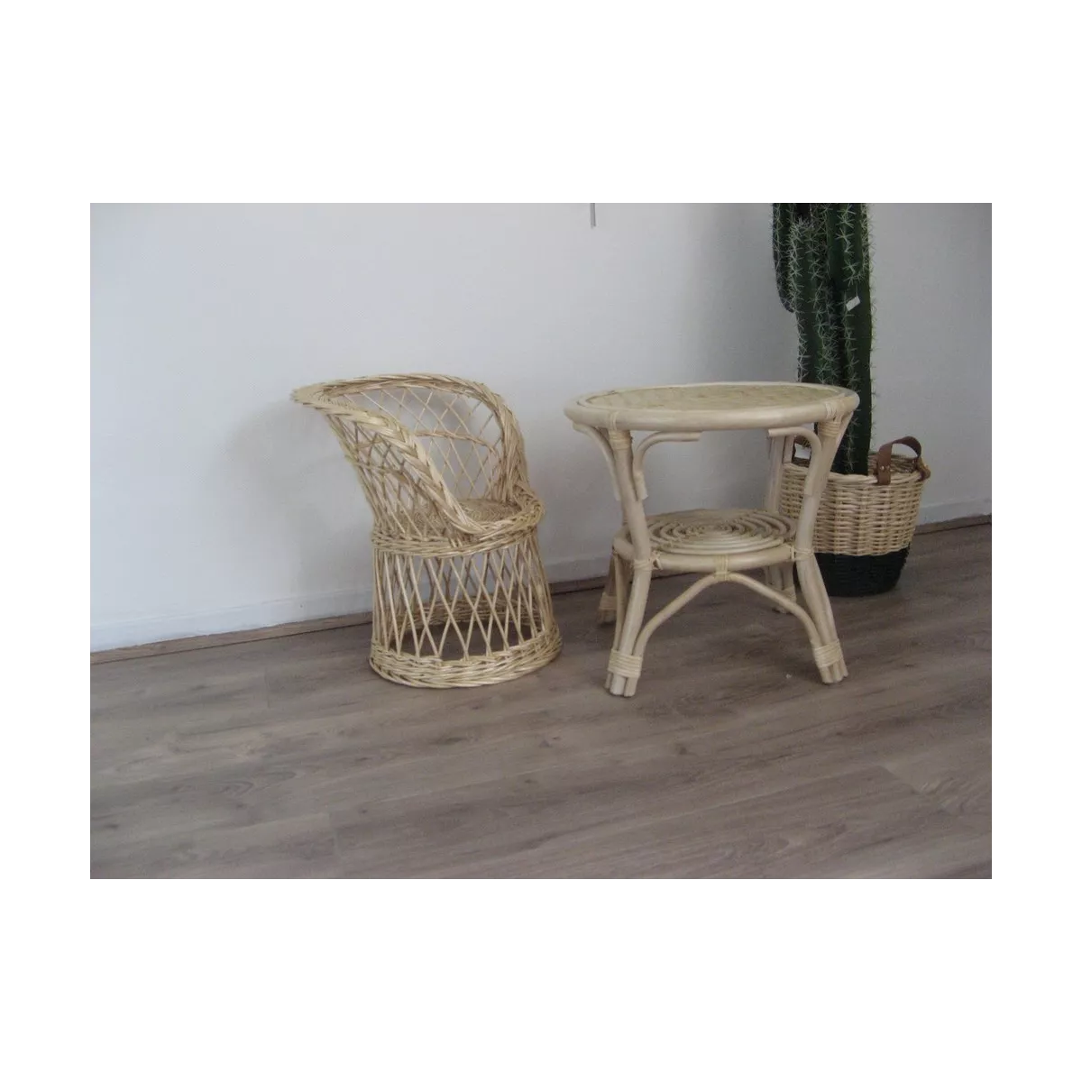 Fauteuil Enfant Flora Naturel