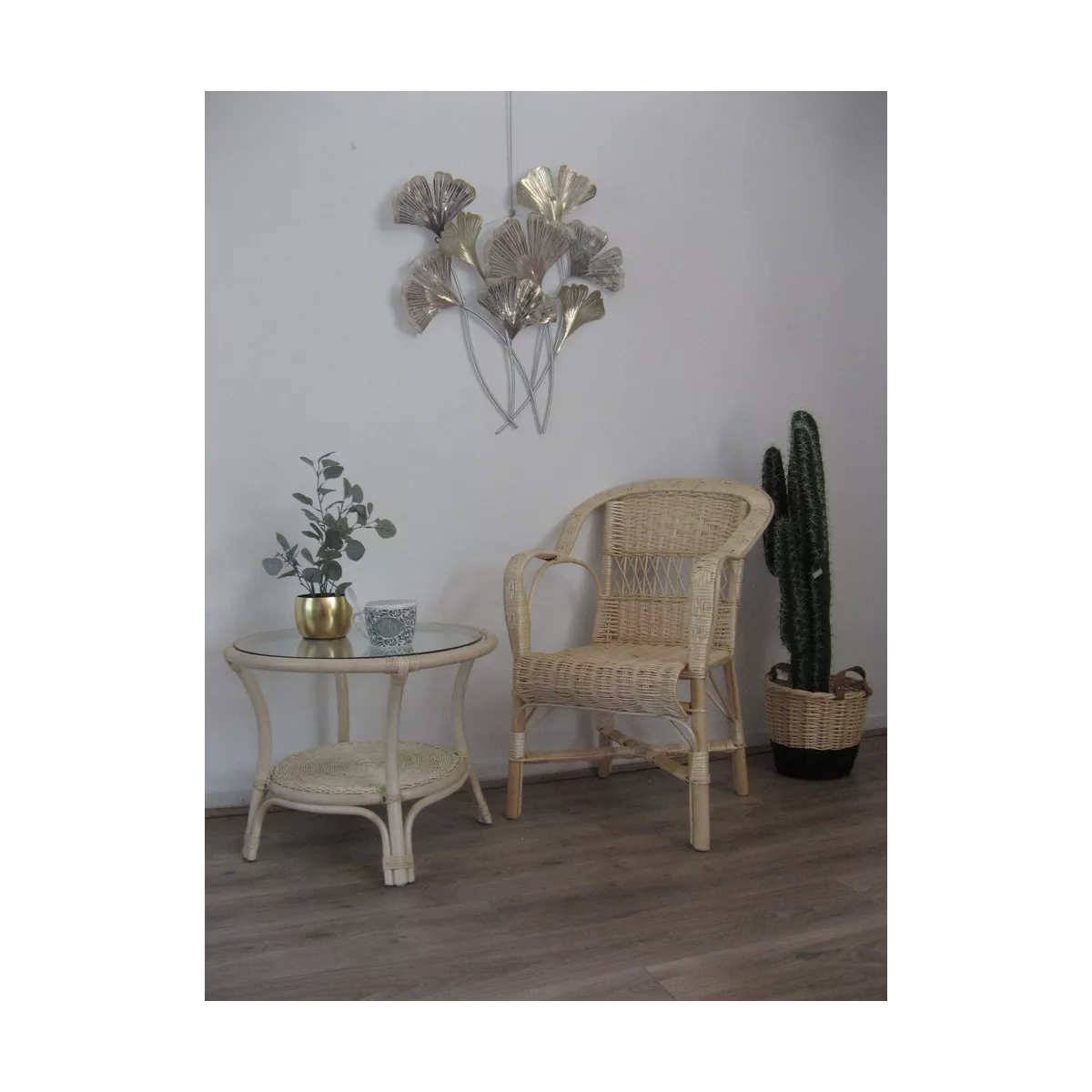 Table Basse Wangoon 66x66 Naturel